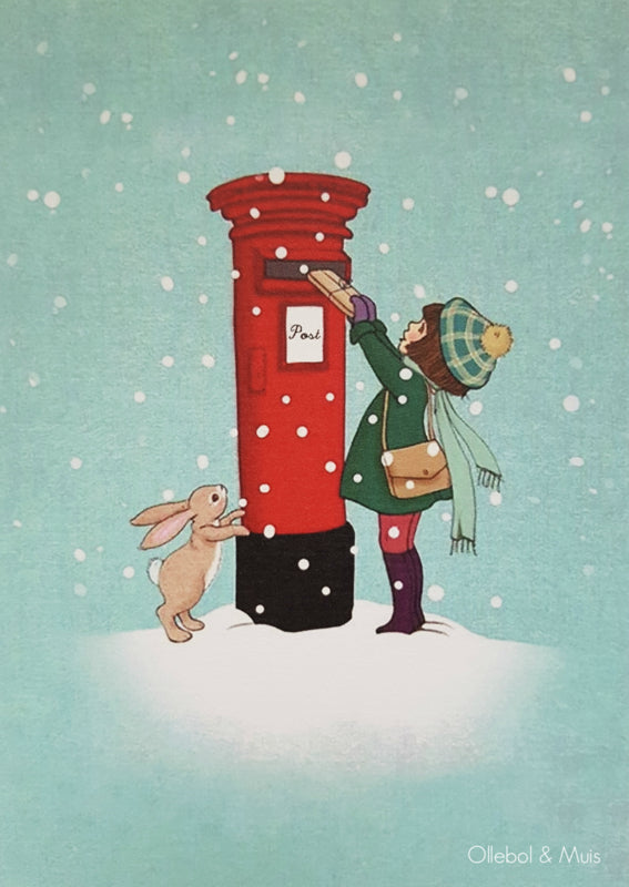 Belle &amp; Boo Weihnachtskarte Christmas Post