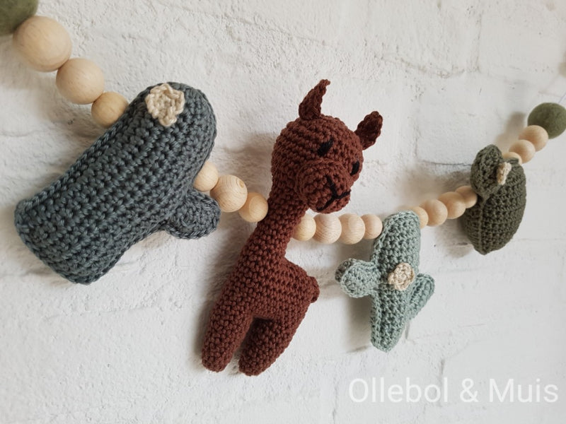 Wagenspanner cactus en alpaca