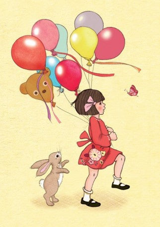 Belle &amp; Boo Postcard Birthday Balloons