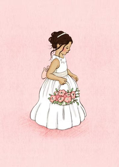Belle &amp; Boo ansichtkaart Flower Girl
