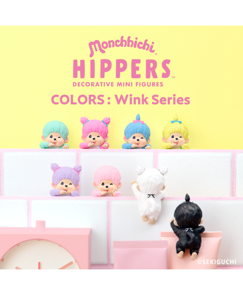 1 Monchhichi hipper Colors Wink